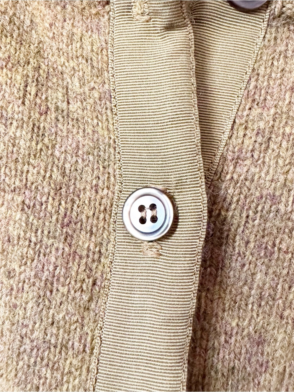 Vintage James Kenrob Women's Button-Front Wool Cardigan Sweater - Picture 4 of 8